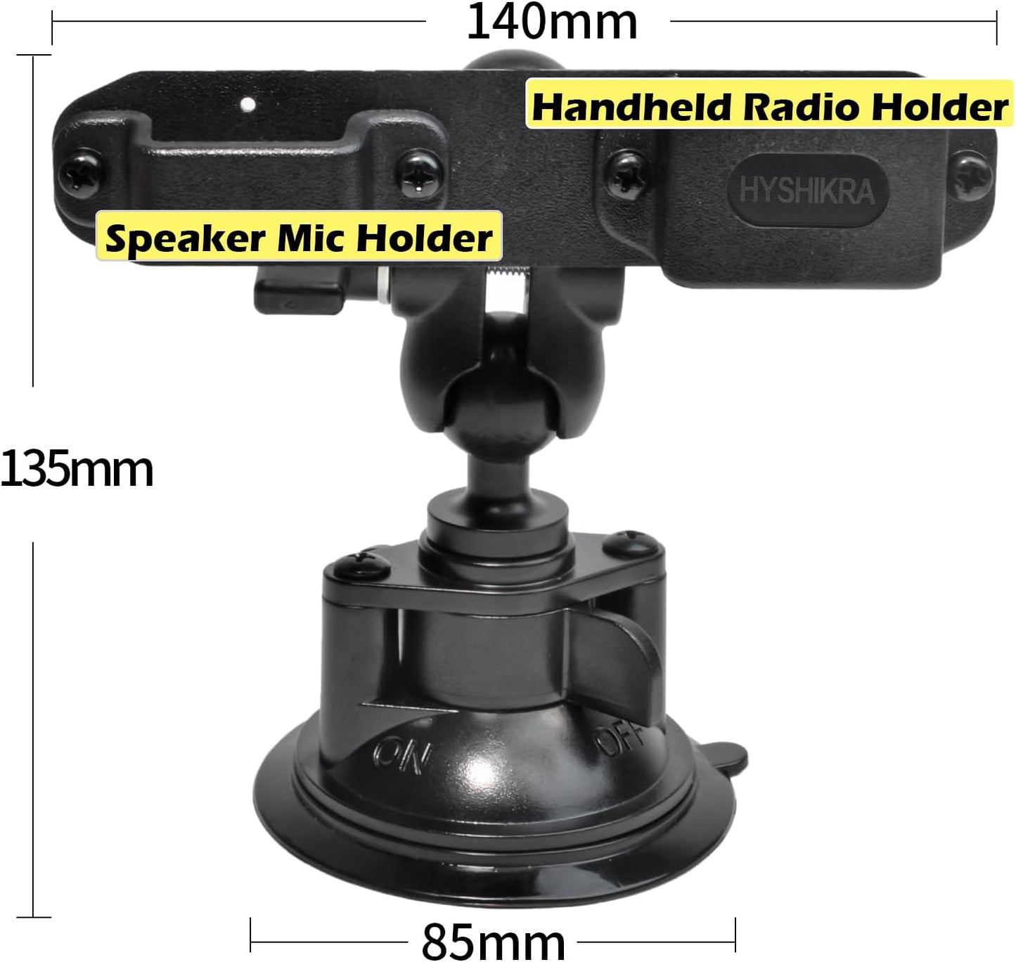 BCR - Handheld Radio and Mic Mount for vehicle